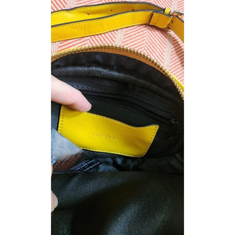 Topshop Bumbag Yellow Tiger Embellishment Jewel Fanny Pack Bag Purse‎ NEW